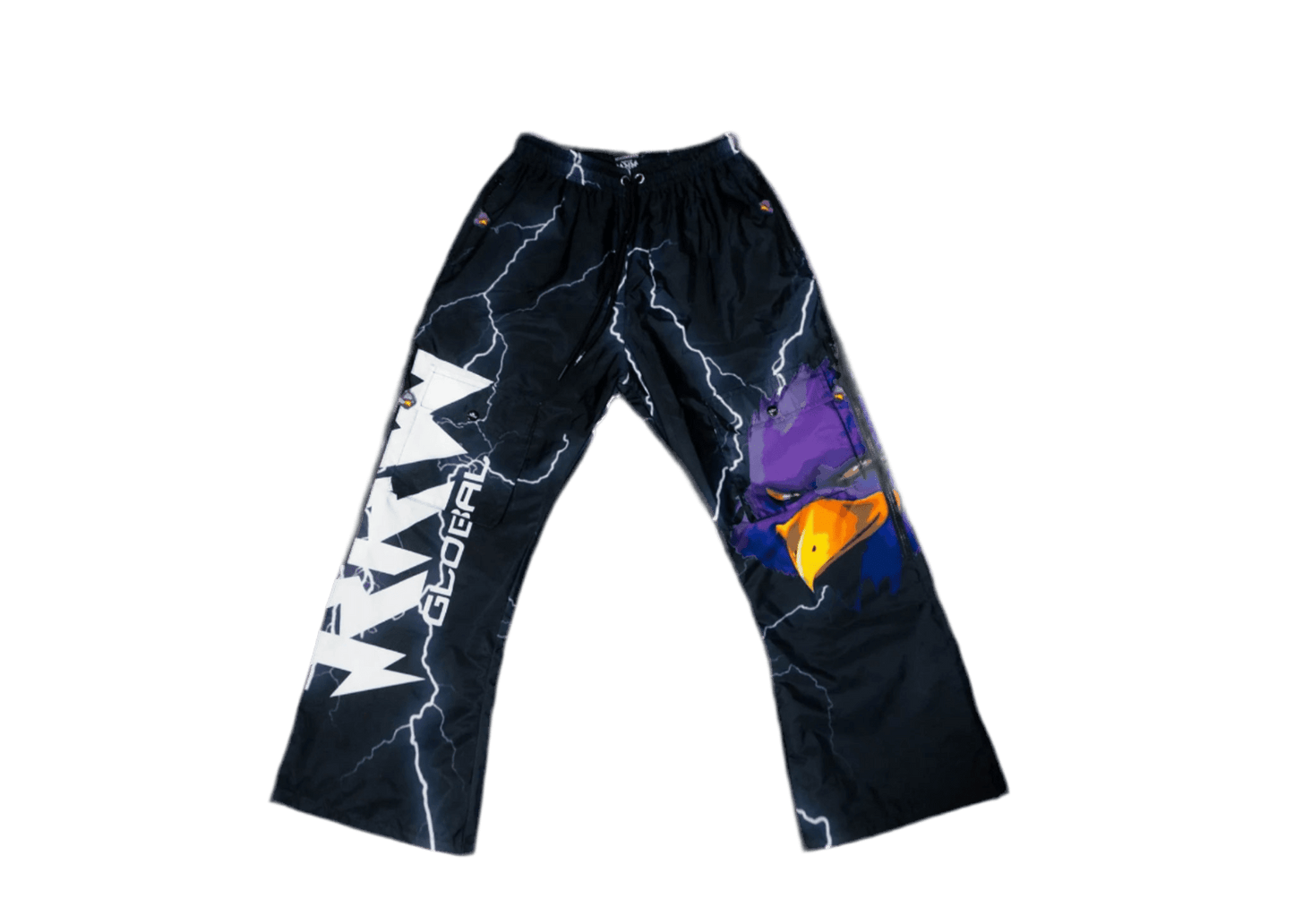 Black RRW Lightning Tech Windbreaker Set - Road Runners World Global