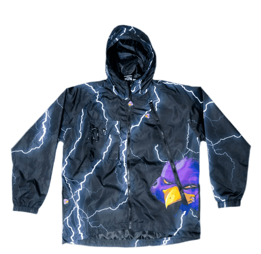 Black RRW Lightning Tech Windbreaker Set - Road Runners World Global