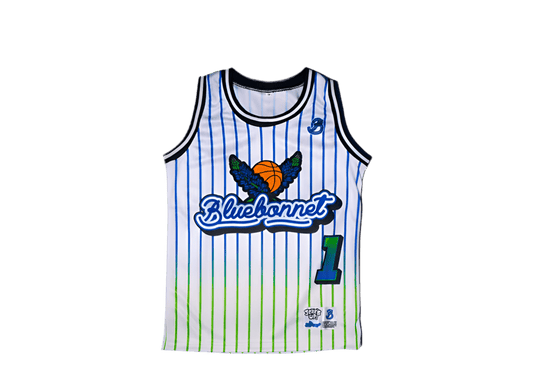 Blue Bonnet Jersey Set (white) - Road Runners World Global