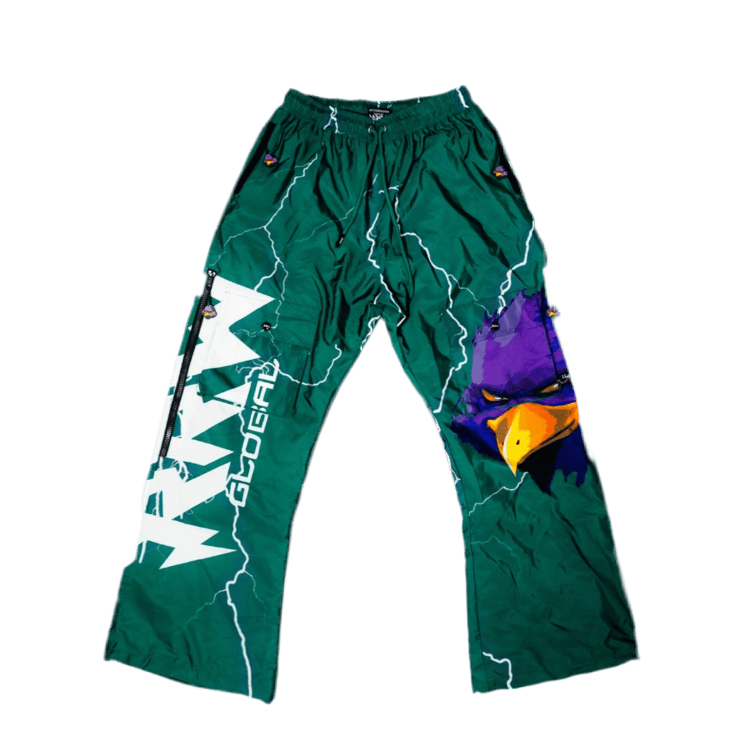 Green RRW Lightning Tech Windbreaker Set - Road Runners World Global