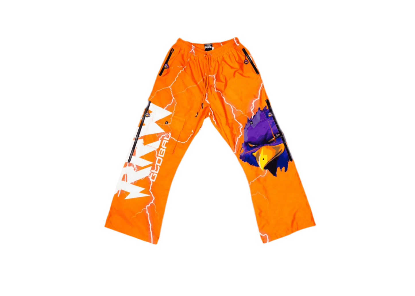 Orange RRW Lightning Tech Windbreaker Set - Road Runners World Global