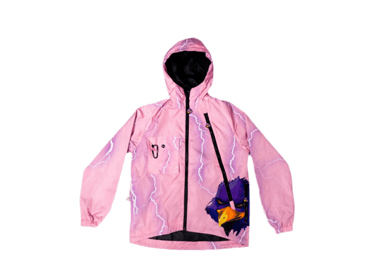 Pink RRW Lightning Tech Windbreaker Set - Road Runners World Global