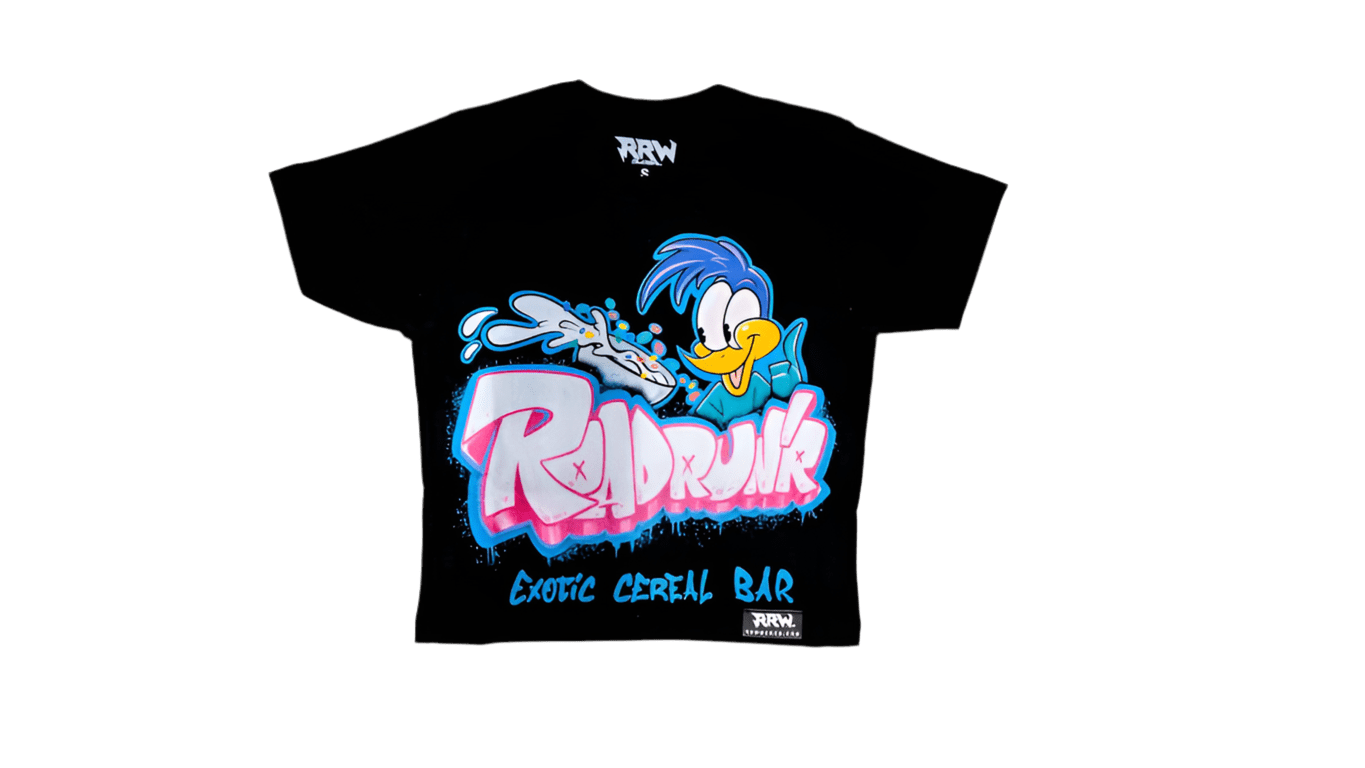 RoadRunner Cereal Bar Graffiti Women’s Crop Tee - Road Runners World Global