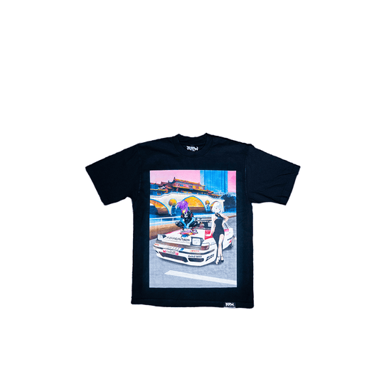 RoadRunner Manga Nights Tee (Black) - Road Runners World Global