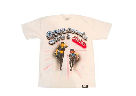 Roadrunnin With A Barbie Heist Tee - Road Runners World Global