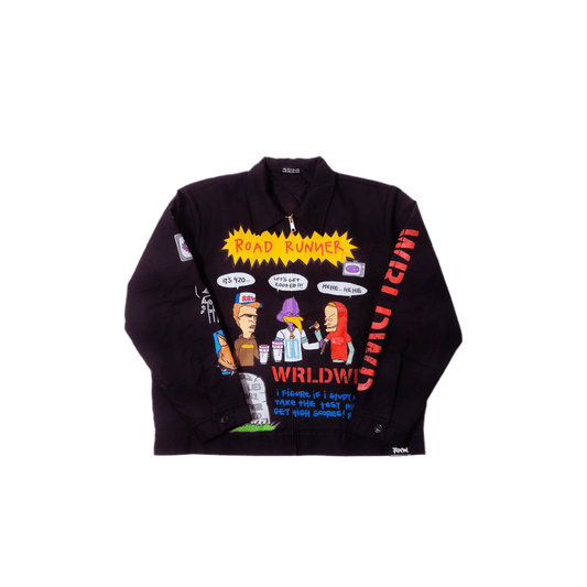 RRW Beavus 420 Jacket (Black) - Road Runners World Global