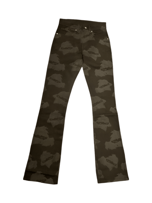 RRW Black Flare Denim Jeans - Road Runners World Global