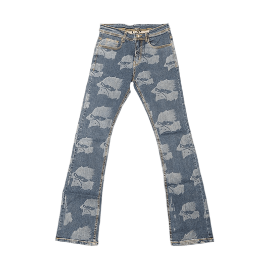 RRW Blue Flare Denim - Road Runners World Global