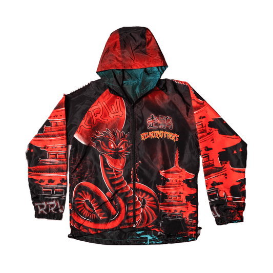 RRW Lunar New Year Windbreaker Set (Red) - Road Runners World Global