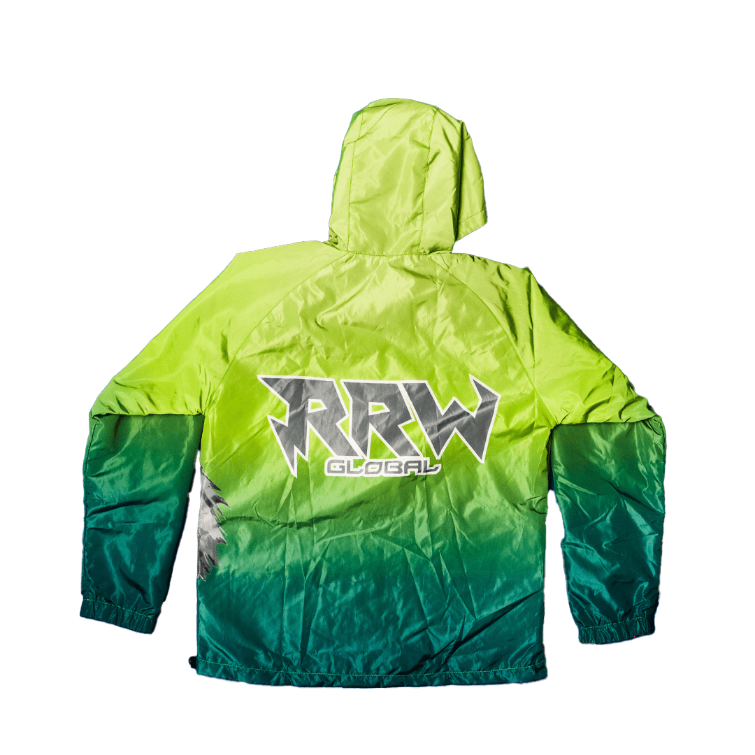 RRW Ombre Windbreaker Set (Green) - Road Runners World Global