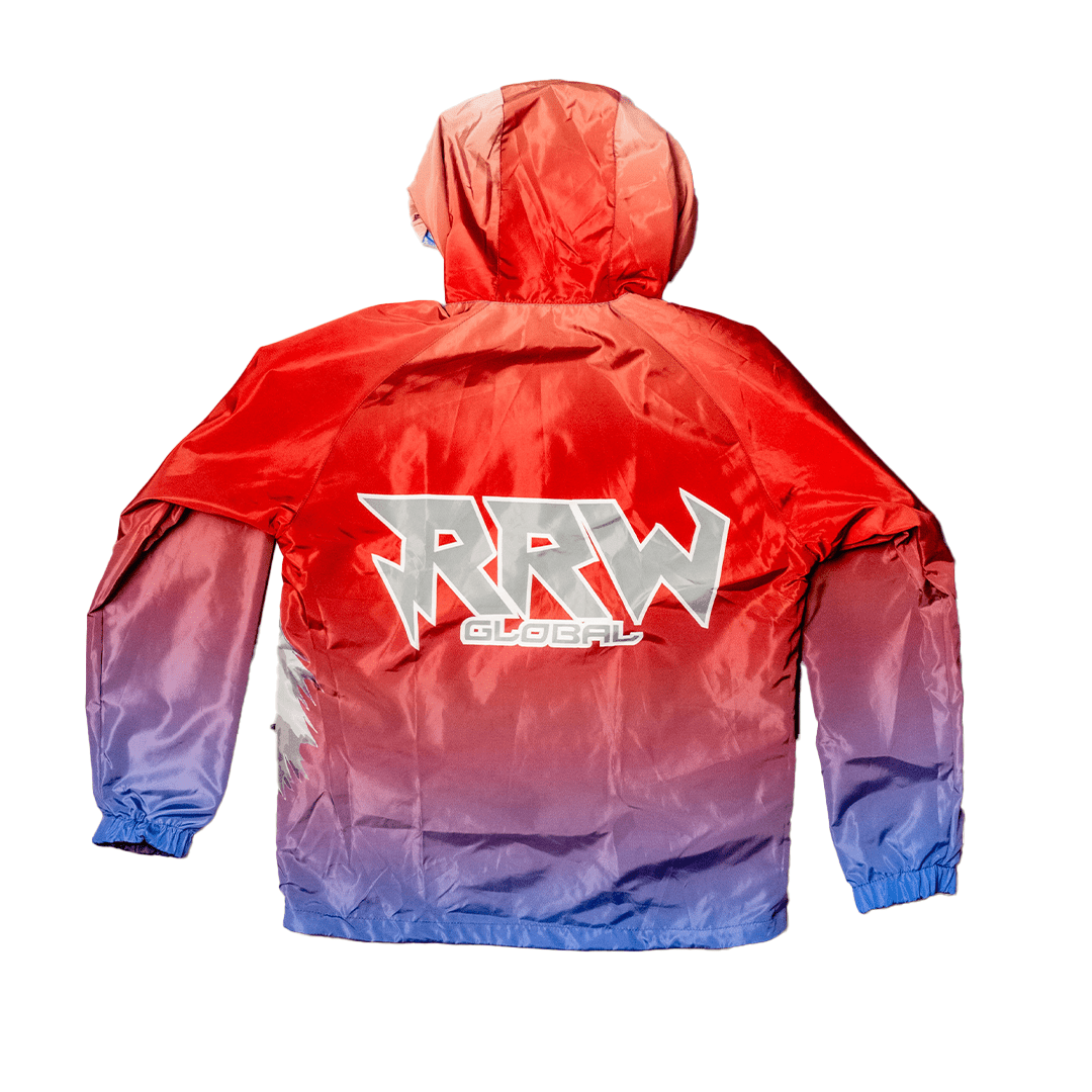 RRW Ombre Windbreaker Set (Red) - Road Runners World Global