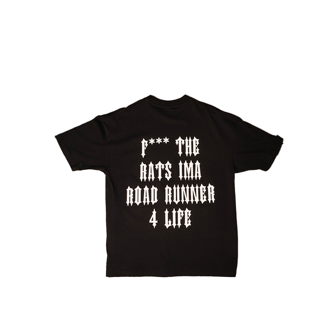 RRW Piss On Rats Tee (Black) - Road Runners World Global