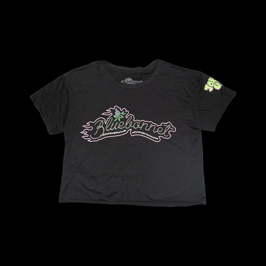 Bluebonnet Flame Crop Top - Road Runners World Global