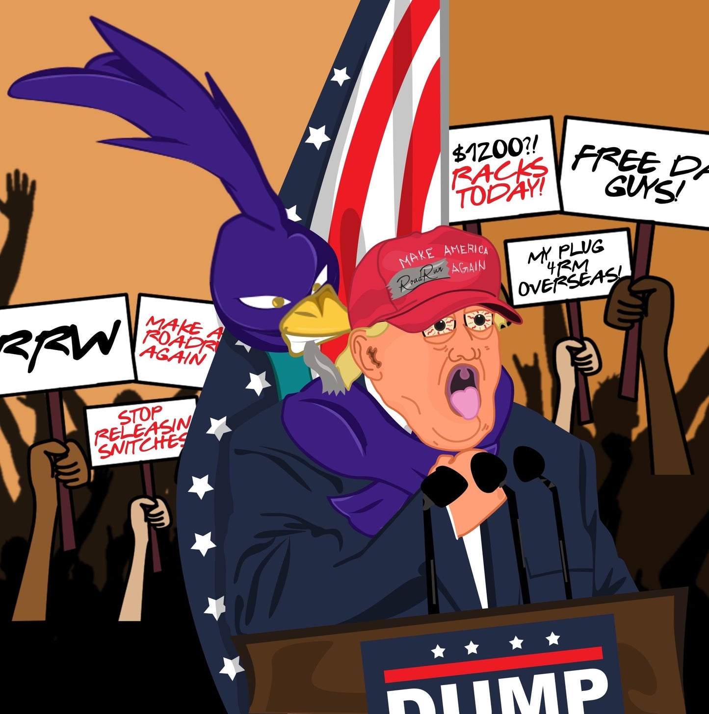 Make America RoadRun Again (POSTER) - Road Runners World Global