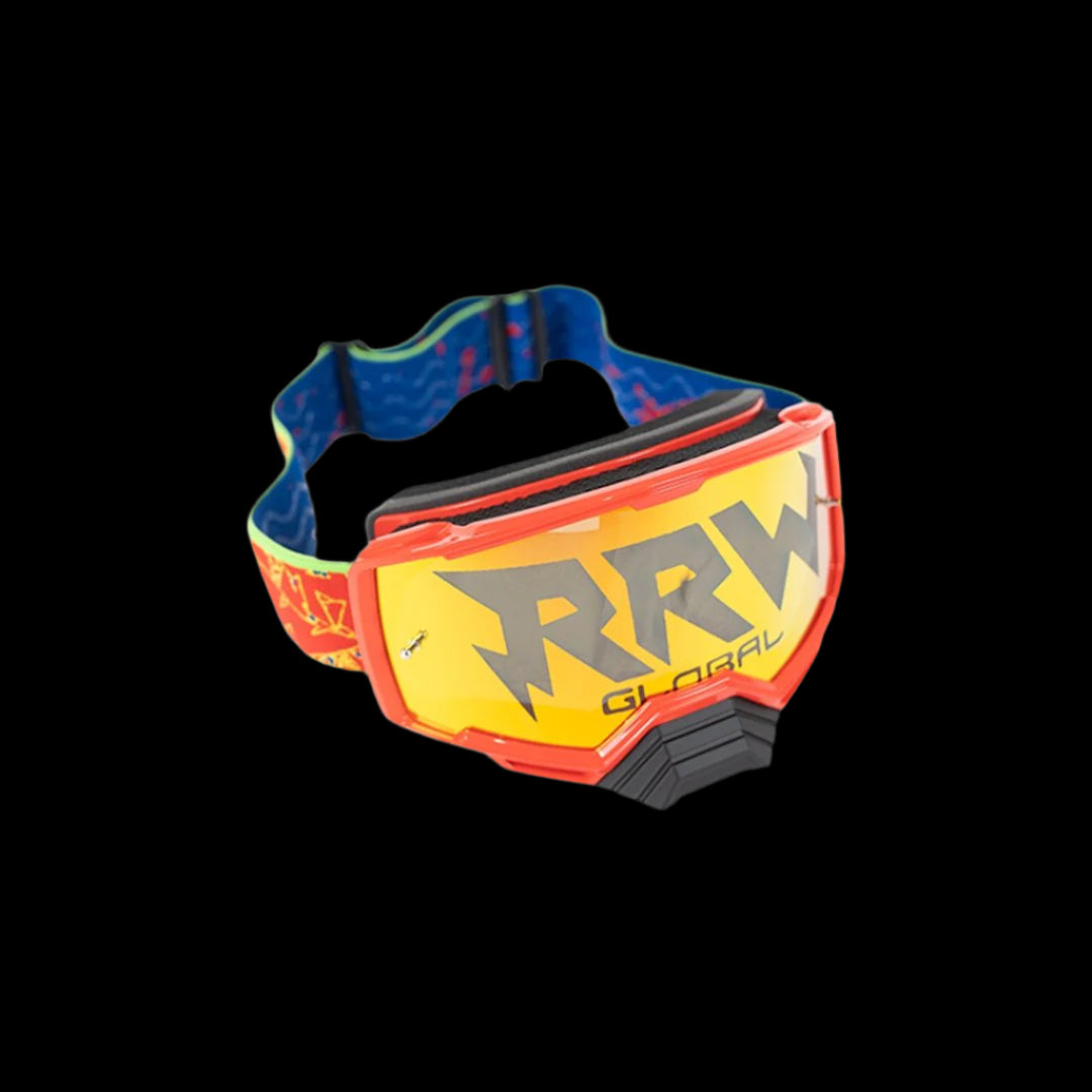 Red RRW goggles - Road Runners World Global