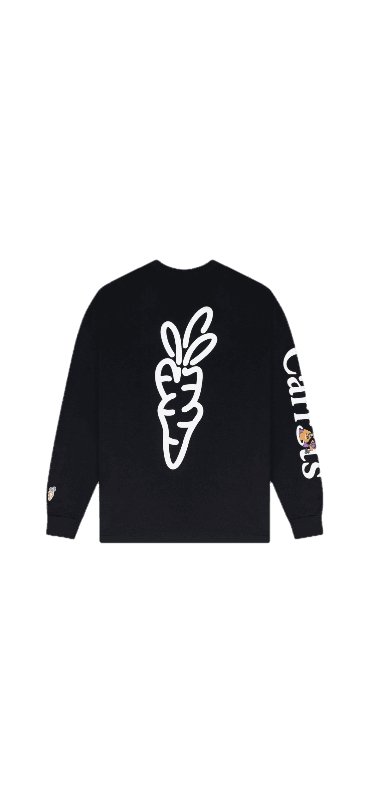 Roadrunner Carrots Black Long Sleve - Road Runners World Global
