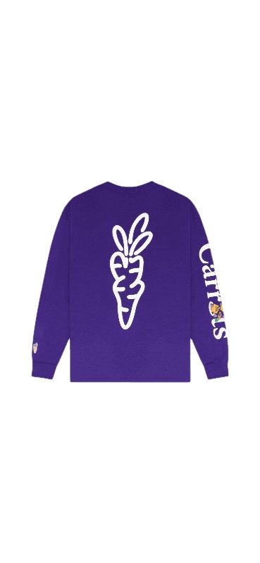 Roadrunner Carrots Long Sleeve Purple Tee - Road Runners World Global