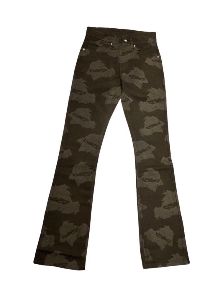 RRW Black Flare Denim Jeans - Road Runners World Global