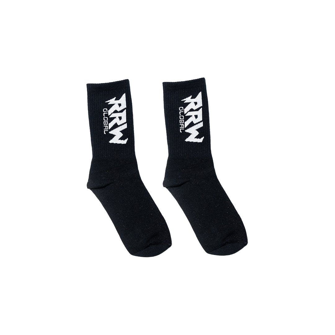 RRW logo socks black - Road Runners World Global
