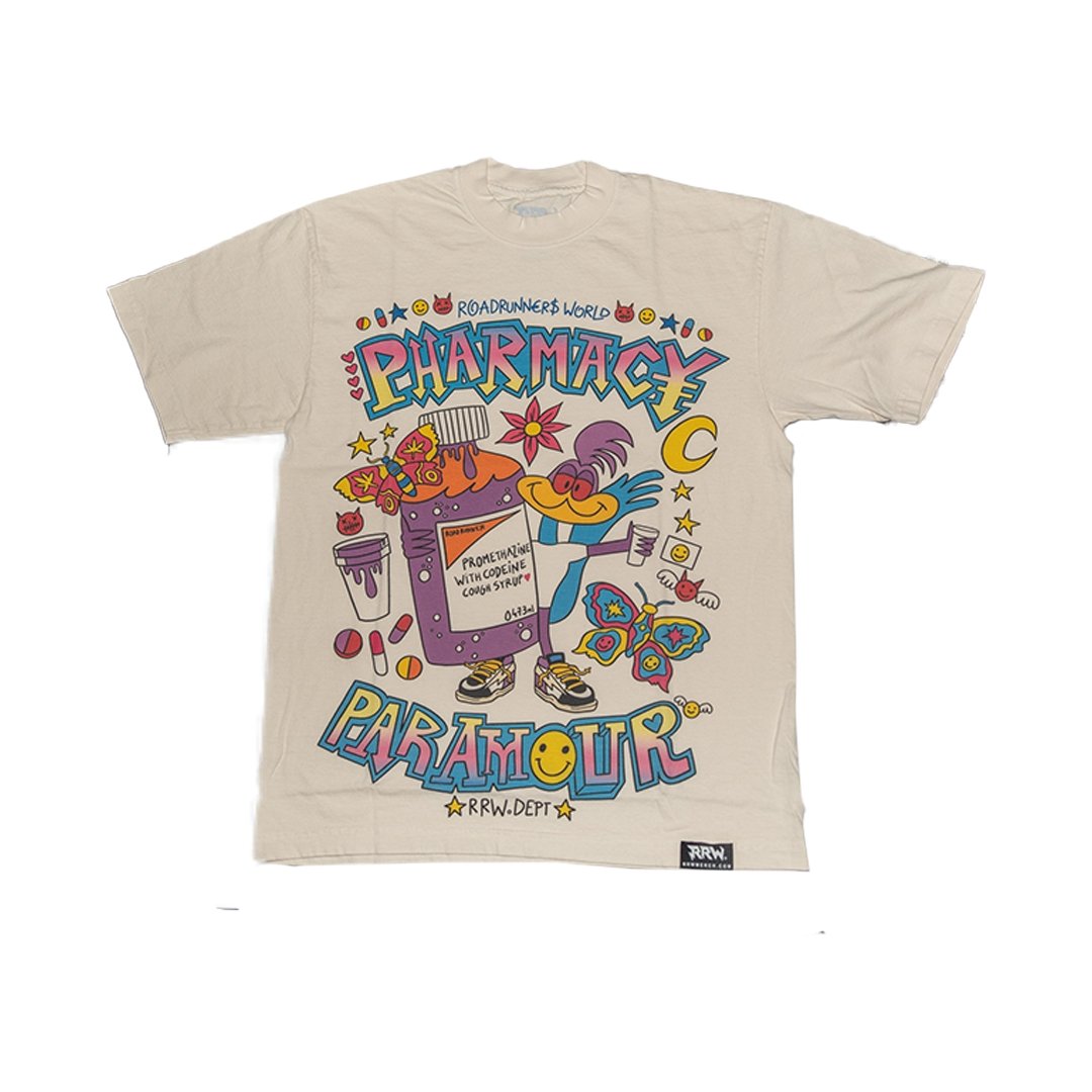 RRW pharmacy tee white - Road Runners World Global