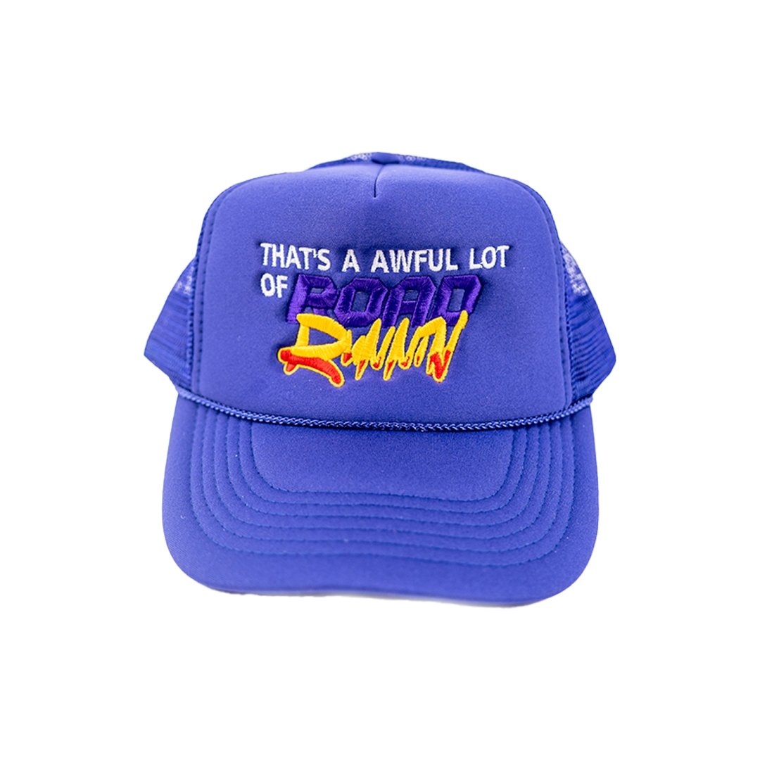 That’s a awful lot of roadrunin purple hat - Road Runners World Global