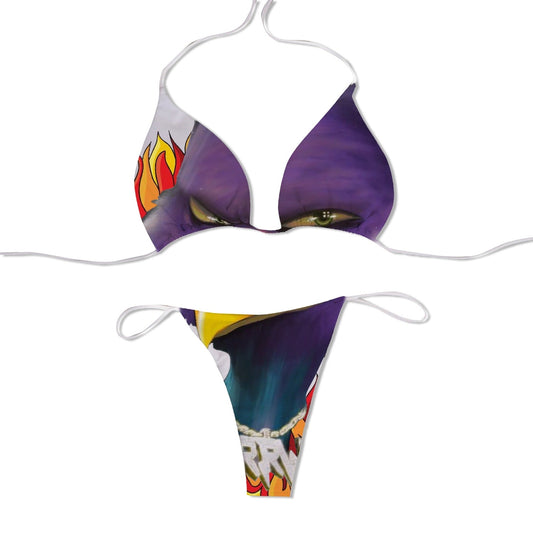 THIRSTY BIRD FLAME BIKINI SET - Road Runners World Global