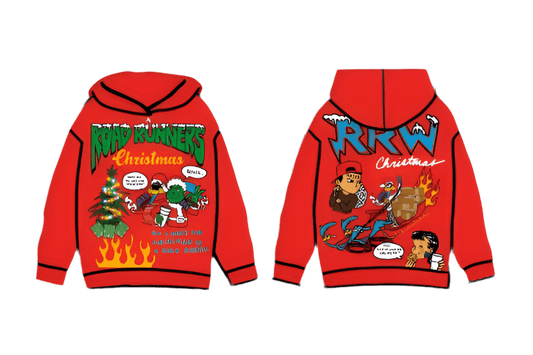 A Roadrunners Christmas 22’ Hoodie Red - Road Runners World Global