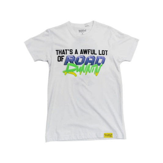 Awful Lot of Roadrunin Slime Tee White - Road Runners World Global