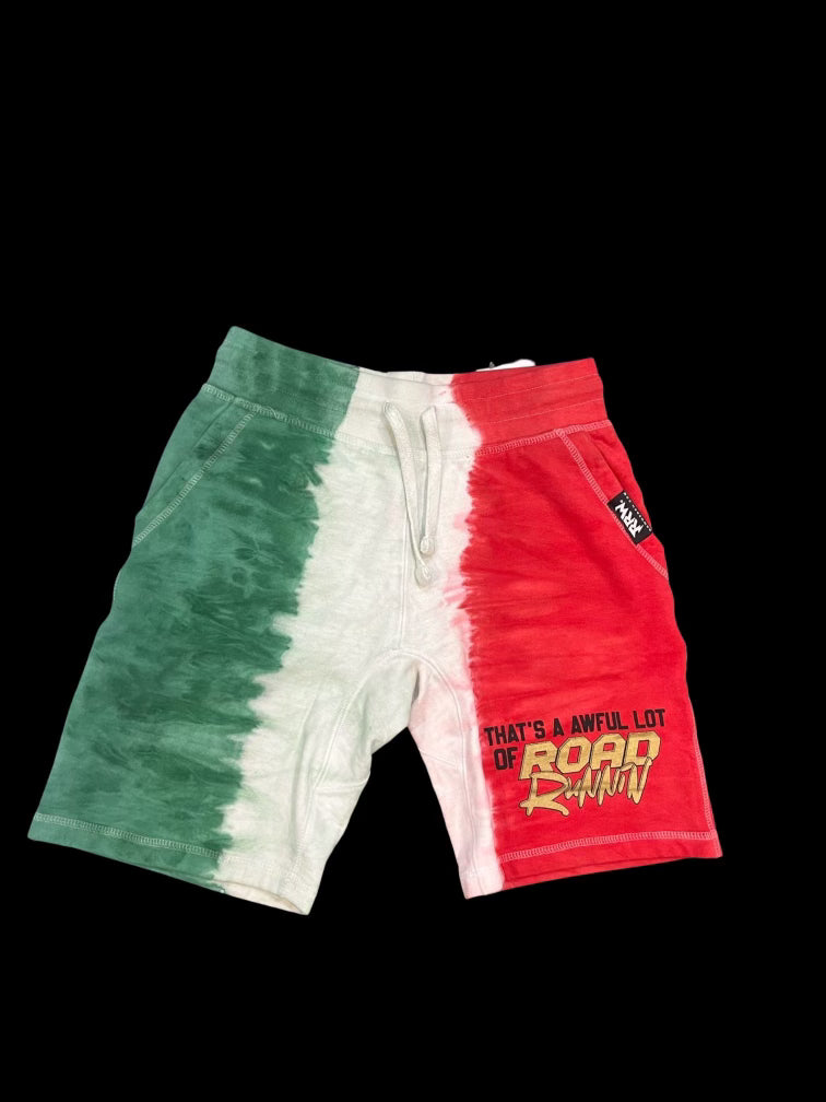 That’s A Awful Lot Of Roadrunnin Mexico Tie-Dye Shorts
