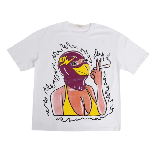 KIY x Runner Mask Girl Tee - Road Runners World Global