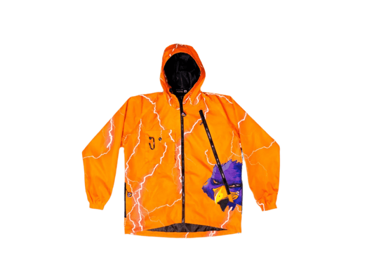 Orange RRW Lightning Tech Windbreaker Set - Road Runners World Global