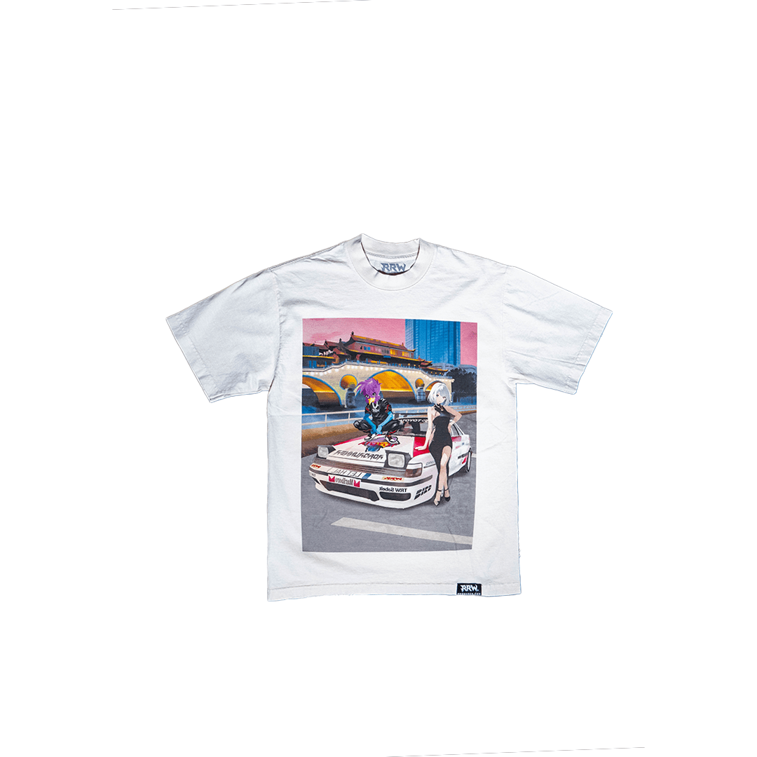 RoadRunner Manga Nights Tee (white) - Road Runners World Global