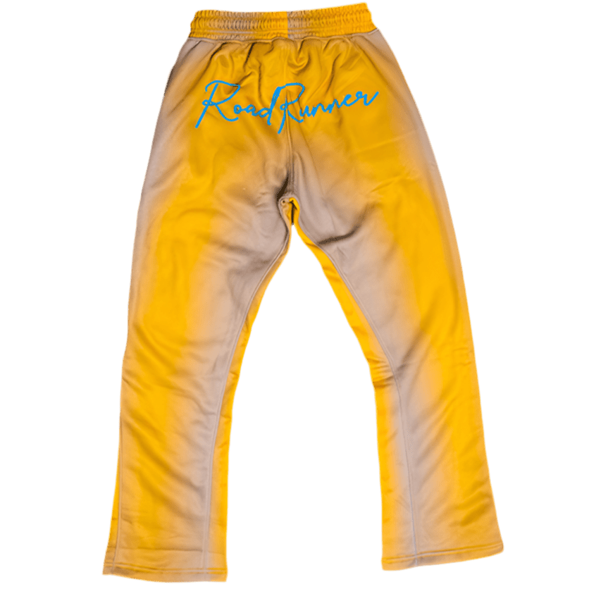 RRW Cropped Gradient Set (Yellow) - Road Runners World Global