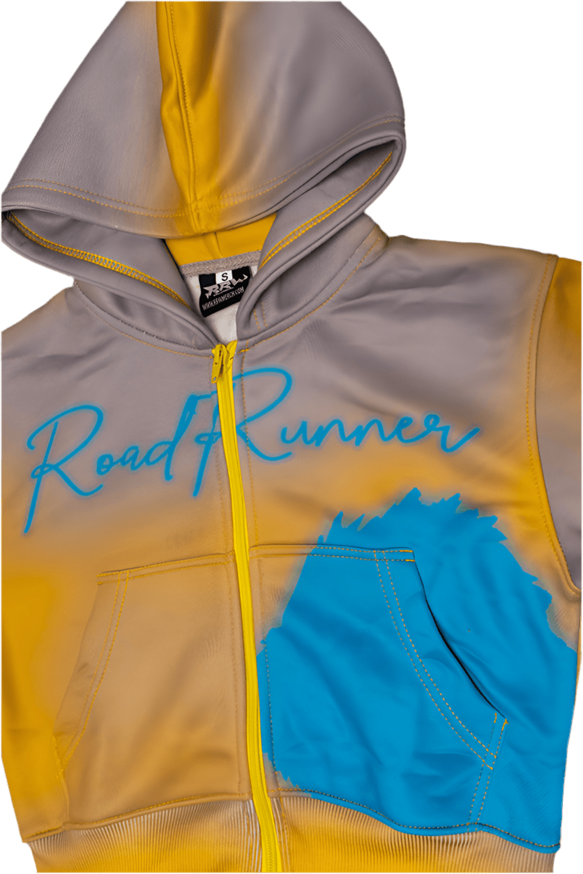 RRW Cropped Gradient Set (Yellow) - Road Runners World Global