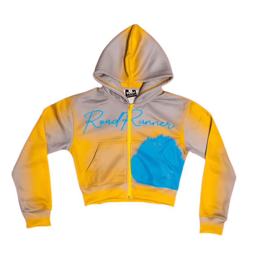 RRW Cropped Gradient Set (Yellow) - Road Runners World Global