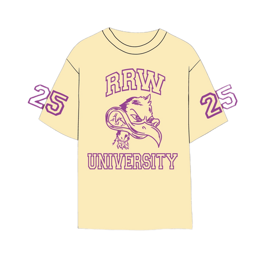 RRW UNIVERSITY PURPLE SHIRT - Road Runners World Global