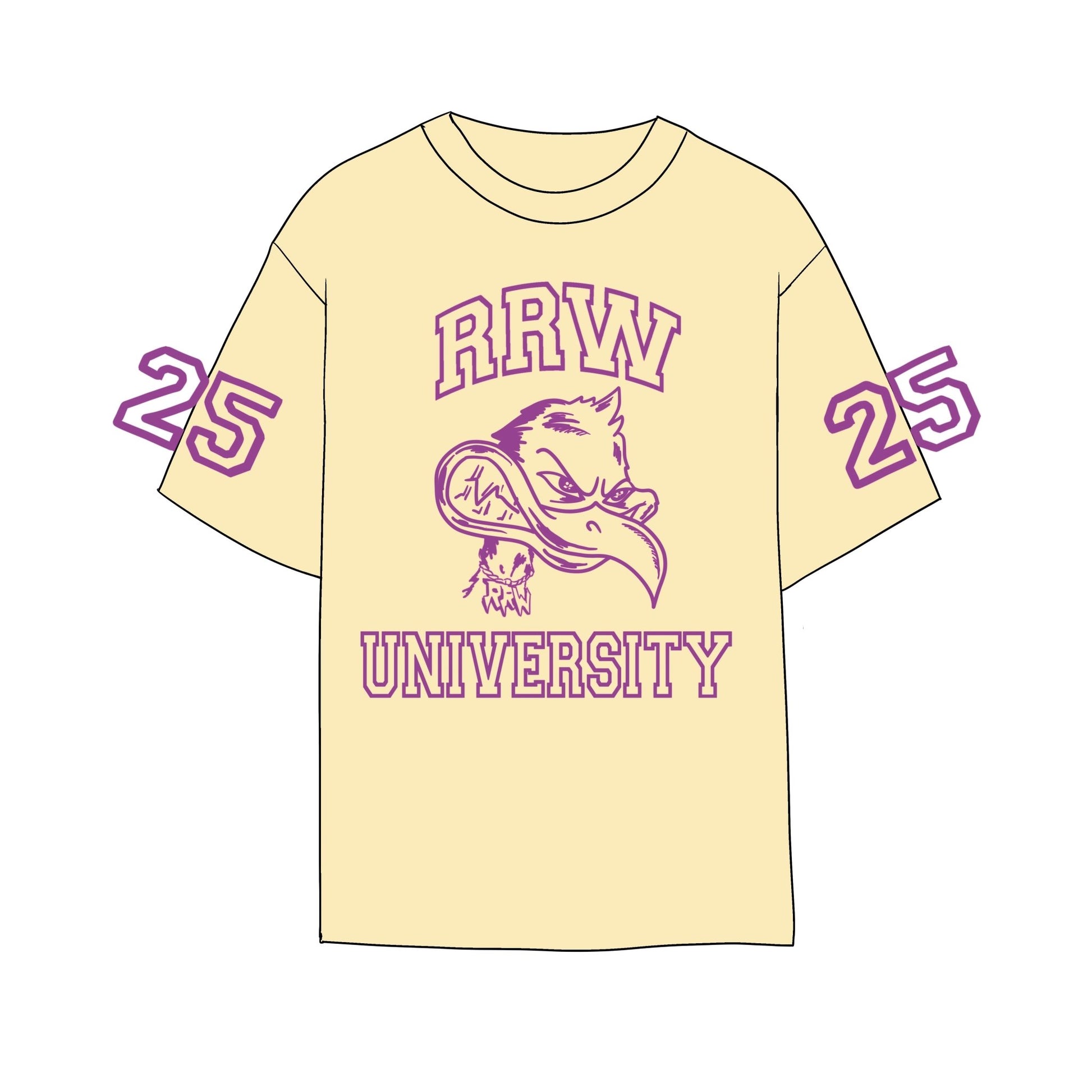 RRW UNIVERSITY PURPLE SHIRT - Road Runners World Global