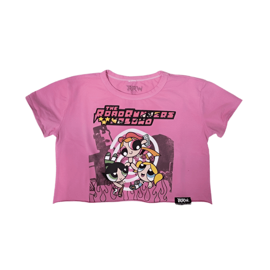 RRW x PowerPuff Cropped Shirt (Women’s) - Road Runners World Global