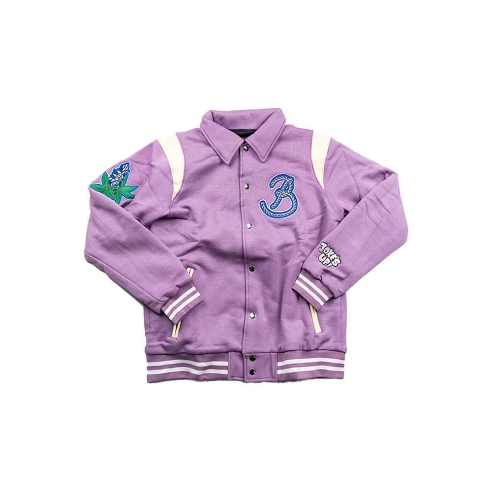 Don’t Mess With Texas Bluebonnet Letterman Jacket (Lavender) - Road Runners World Global