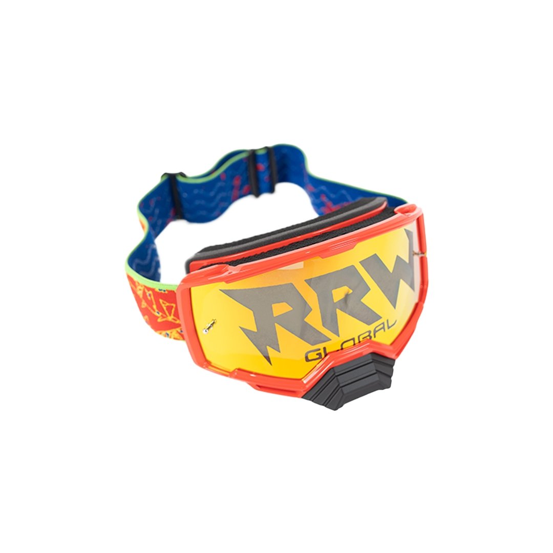 Red RRW goggles - Road Runners World Global